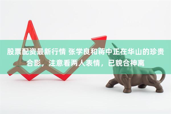 股票配资最新行情 张学良和蒋中正在华山的珍贵合影，注意看两人表情，已貌合神离